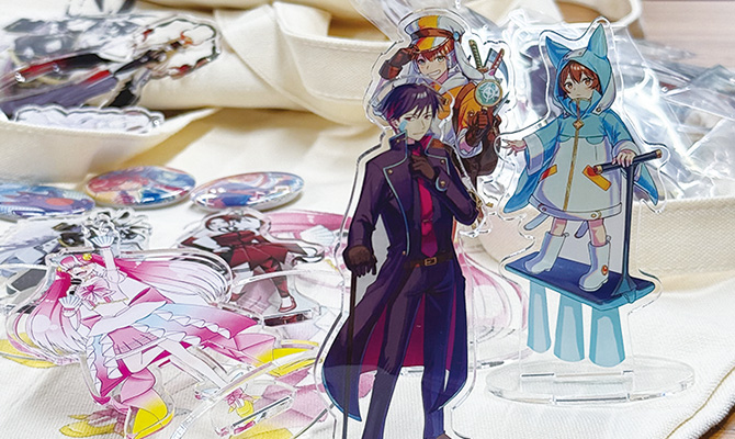 自分のイラストがグッズになる!